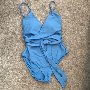 Aerie Wrap One Piece Swimsuit